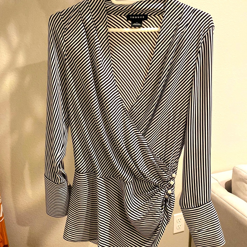 Trouvé striped long sleeved top Size XS